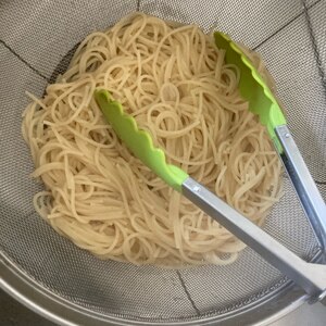 ツルツル☆茹でたスパゲッティがくっつかない方法